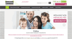 Desktop Screenshot of prefina.fr